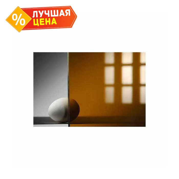 Монолитный поликарбонат 5 мм КОЛИБРИ бронза 2050х3050 мм